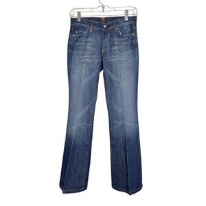 Vintage 7 for All Mankind Y2K Low Rise Flare Jeans Size 25